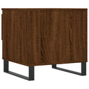 sofaborde 2 stk. 50x46x50 cm konstrueret træ brun egetræsfarve