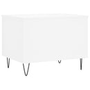 sofabord 60x44,5x45 cm konstrueret træ hvid