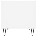 sofabord 60x44,5x45 cm konstrueret træ hvid