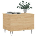 sofabord 60x44,5x45 cm konstrueret træ sonoma-eg