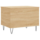 sofabord 60x44,5x45 cm konstrueret træ sonoma-eg
