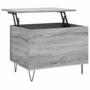sofabord 60x44,5x45 cm konstrueret træ Grå sonoma-eg