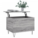 sofabord 60x44,5x45 cm konstrueret træ Grå sonoma-eg
