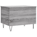 sofabord 60x44,5x45 cm konstrueret træ Grå sonoma-eg