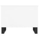 sofabord 60x44,5x45 cm konstrueret træ hvid