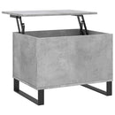 sofabord 60x44,5x45 cm konstrueret træ betongrå