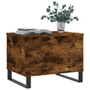 sofabord 60x44,5x45 cm konstrueret træ røget egetræsfarve
