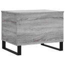 sofabord 60x44,5x45 cm konstrueret træ Grå sonoma-eg