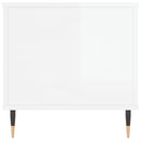 sofabord 90x44,5x45 cm konstrueret træ hvid højglans