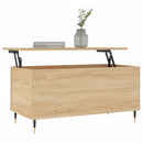 sofabord 90x44,5x45 cm konstrueret træ sonoma-eg