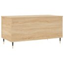 sofabord 90x44,5x45 cm konstrueret træ sonoma-eg