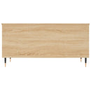 sofabord 90x44,5x45 cm konstrueret træ sonoma-eg