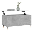 sofabord 90x44,5x45 cm konstrueret træ betongrå