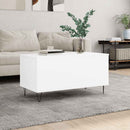 sofabord 90x44,5x45 cm konstrueret træ hvid