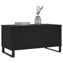 sofabord 90x44,5x45 cm konstrueret træ sort