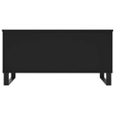 sofabord 90x44,5x45 cm konstrueret træ sort