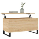 sofabord 90x44,5x45 cm konstrueret træ sonoma-eg