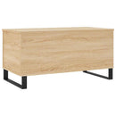 sofabord 90x44,5x45 cm konstrueret træ sonoma-eg
