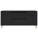 sofabord 102x44,5x50 cm konstrueret træ sort