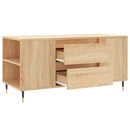 sofabord 102x44,5x50 cm konstrueret træ sonoma-eg
