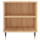 sofabord 102x44,5x50 cm konstrueret træ sonoma-eg