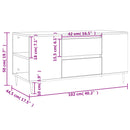 sofabord 102x44,5x50 cm konstrueret træ grå sonoma-eg