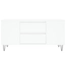 sofabord 102x44,5x50 cm konstrueret træ hvid