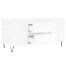 sofabord 102x44,5x50 cm konstrueret træ hvid