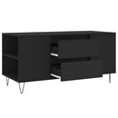 sofabord 102x44,5x50 cm konstrueret træ sort