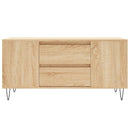 sofabord 102x44,5x50 cm konstrueret træ sonoma-eg