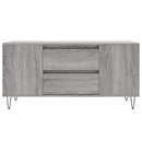 sofabord 102x44,5x50 cm konstrueret træ grå sonoma-eg