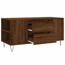 sofabord 102x44,5x50 cm konstrueret træ brun egetræsfarve