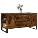sofabord 102x44,5x50 cm konstrueret træ røget egetræsfarve