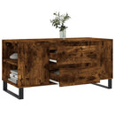 sofabord 102x44,5x50 cm konstrueret træ røget egetræsfarve