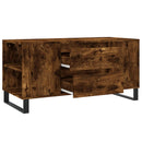 sofabord 102x44,5x50 cm konstrueret træ røget egetræsfarve