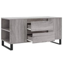 sofabord 102x44,5x50 cm konstrueret træ grå sonoma-eg