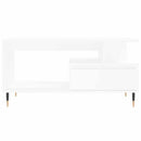 sofabord 90x49x45 cm konstrueret træ hvid