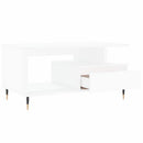 sofabord 90x49x45 cm konstrueret træ hvid