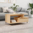 sofabord 90x49x45 cm konstrueret træ sonoma-eg