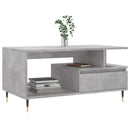 sofabord 90x49x45 cm konstrueret træ betongrå