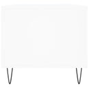 sofabord 90x49x45 cm konstrueret træ hvid