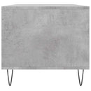 sofabord 90x49x45 cm konstrueret træ betongrå