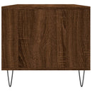 sofabord 90x49x45 cm konstrueret træ brun egetræsfarve