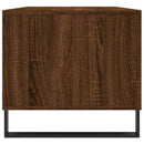 sofabord 90x49x45 cm konstrueret træ brun egetræsfarve