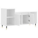 tv-bord 100x35x55 cm konstrueret træ hvid