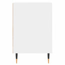 tv-bord 100x35x55 cm konstrueret træ hvid
