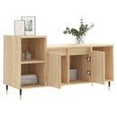 tv-bord 100x35x55 cm konstrueret træ sonoma-eg