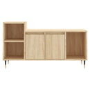 tv-bord 100x35x55 cm konstrueret træ sonoma-eg