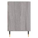 tv-bord 100x35x55 cm konstrueret træ grå sonoma-eg