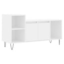 tv-bord 100x35x55 cm konstrueret træ hvid